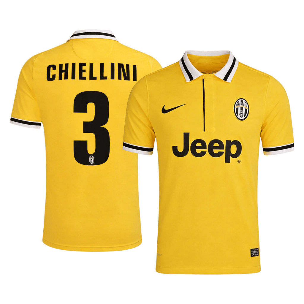 CHIELLINI #3 Retro Juventus Away Soccer Jersey 2013/14