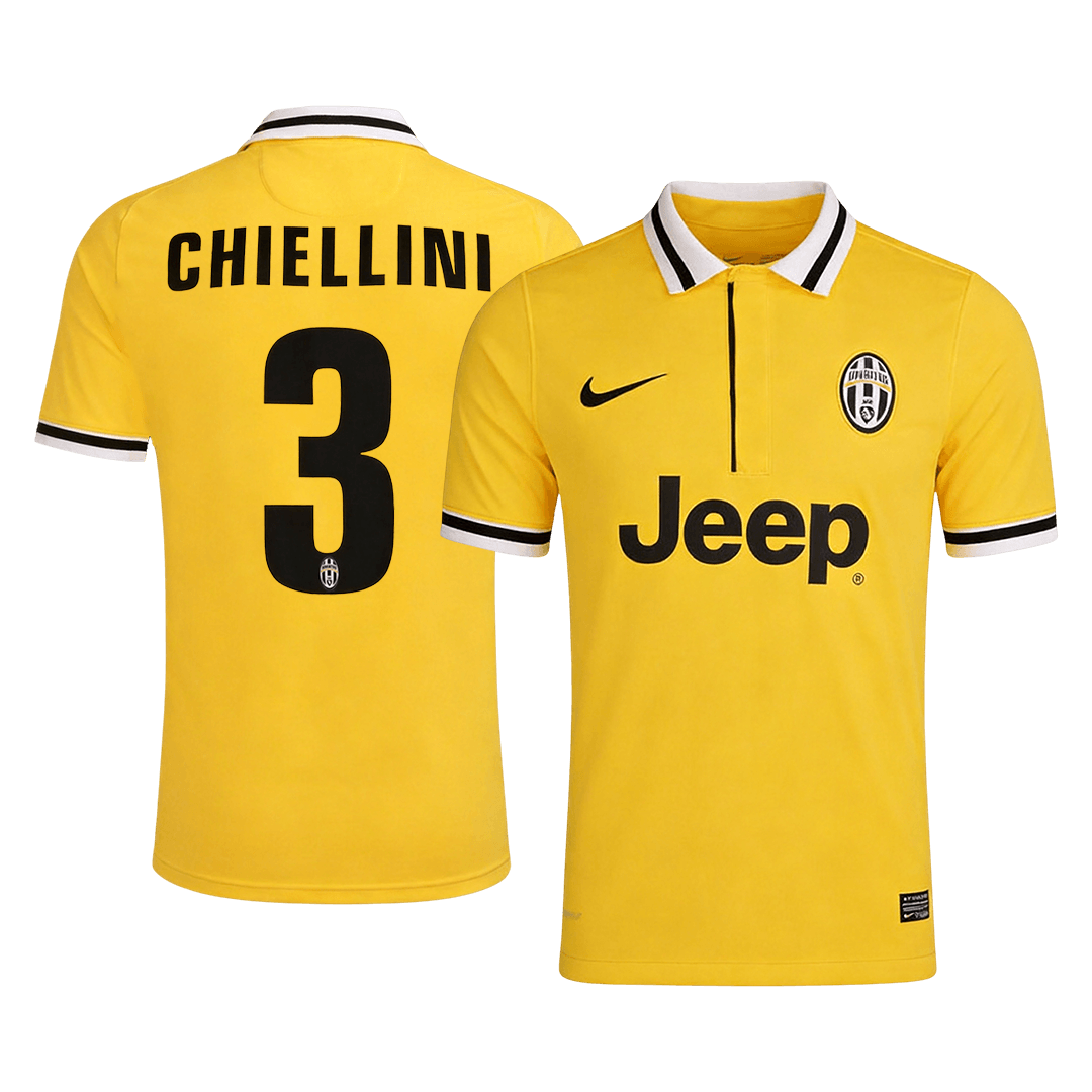 CHIELLINI #3 Retro Juventus Away Soccer Jersey 2013/14