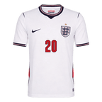 PALMER #20 England Home Soccer Jersey World Cup 2026 White