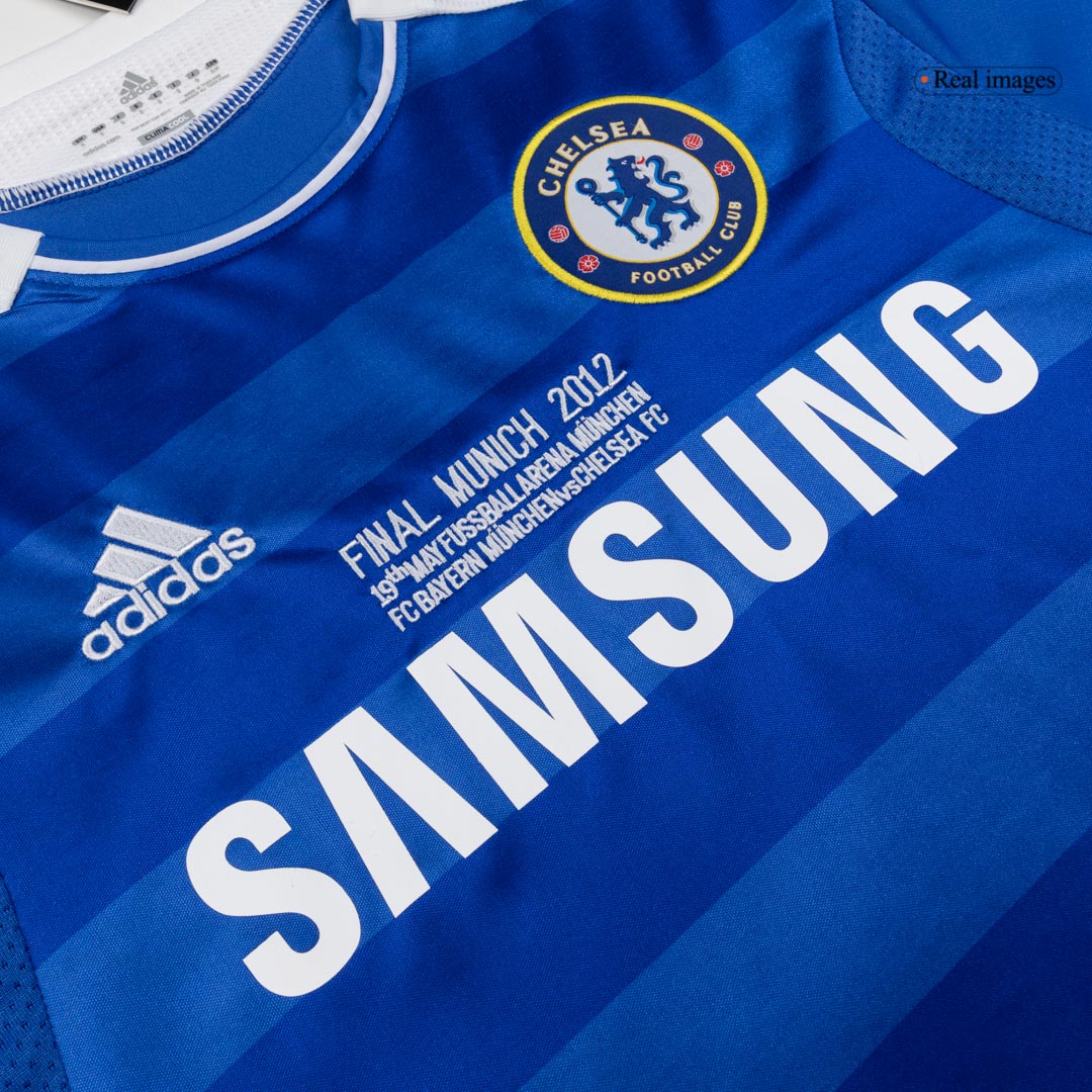 Retro 11/12 Chelsea Home Champions League Long Sleeve Jersey Blue