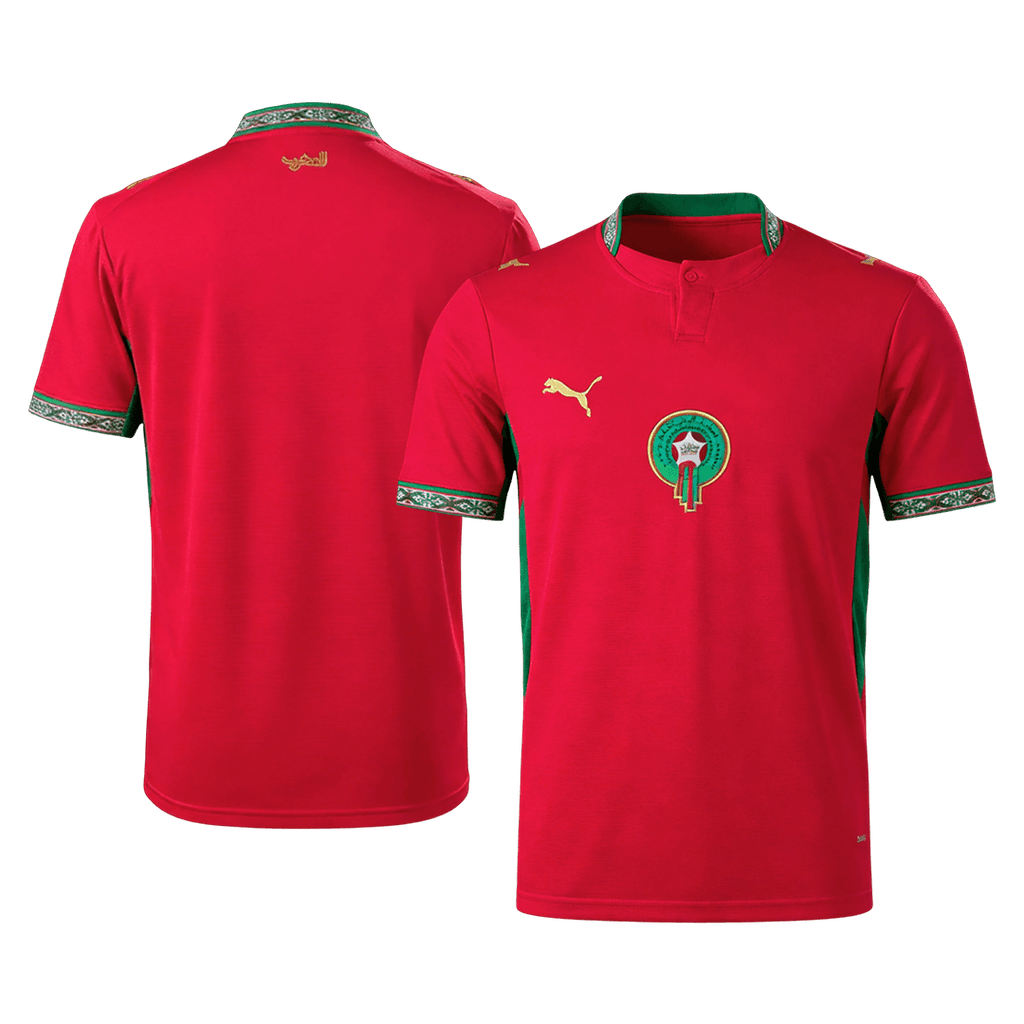 Morocco Home Soccer Jersey World Cup 2026 Red