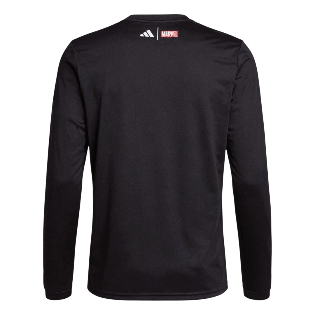Real Madrid X Marvel Long Sleeve Soccer Jersey 25/26 Black