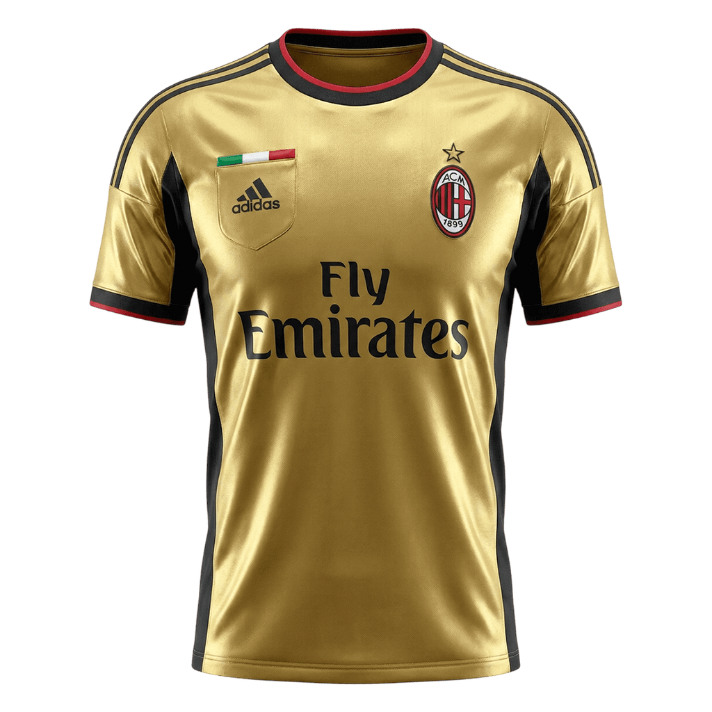 Retro 13/14 AC Milan Third Away Soccer Jersey Yellow