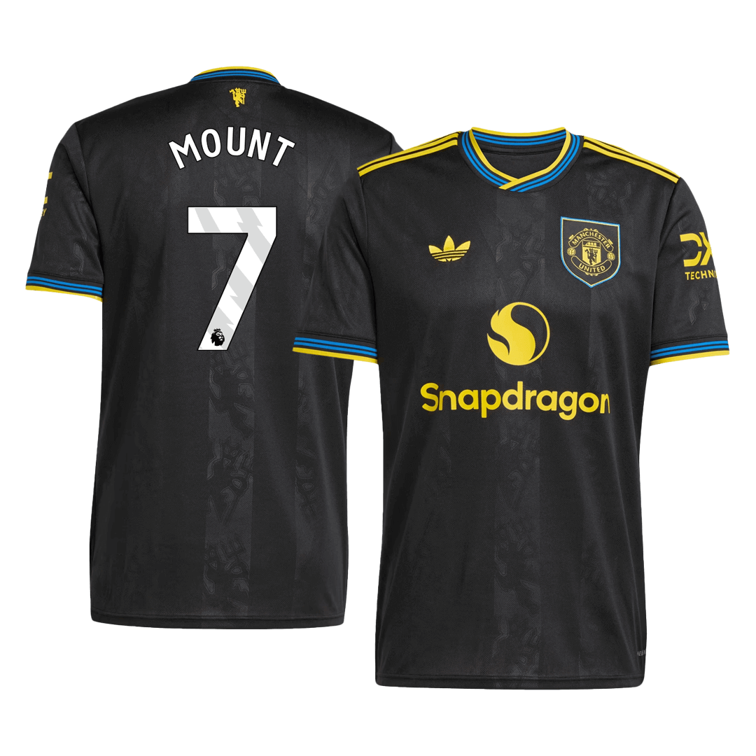 Manchester United 2025/26 Third Soccer Jersey - MOUNT #7
