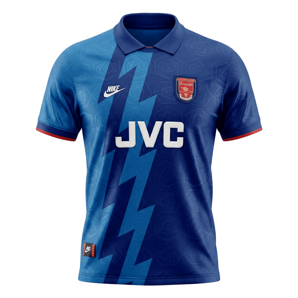 Retro 1995 Arsenal Away Soccer Jersey Blue