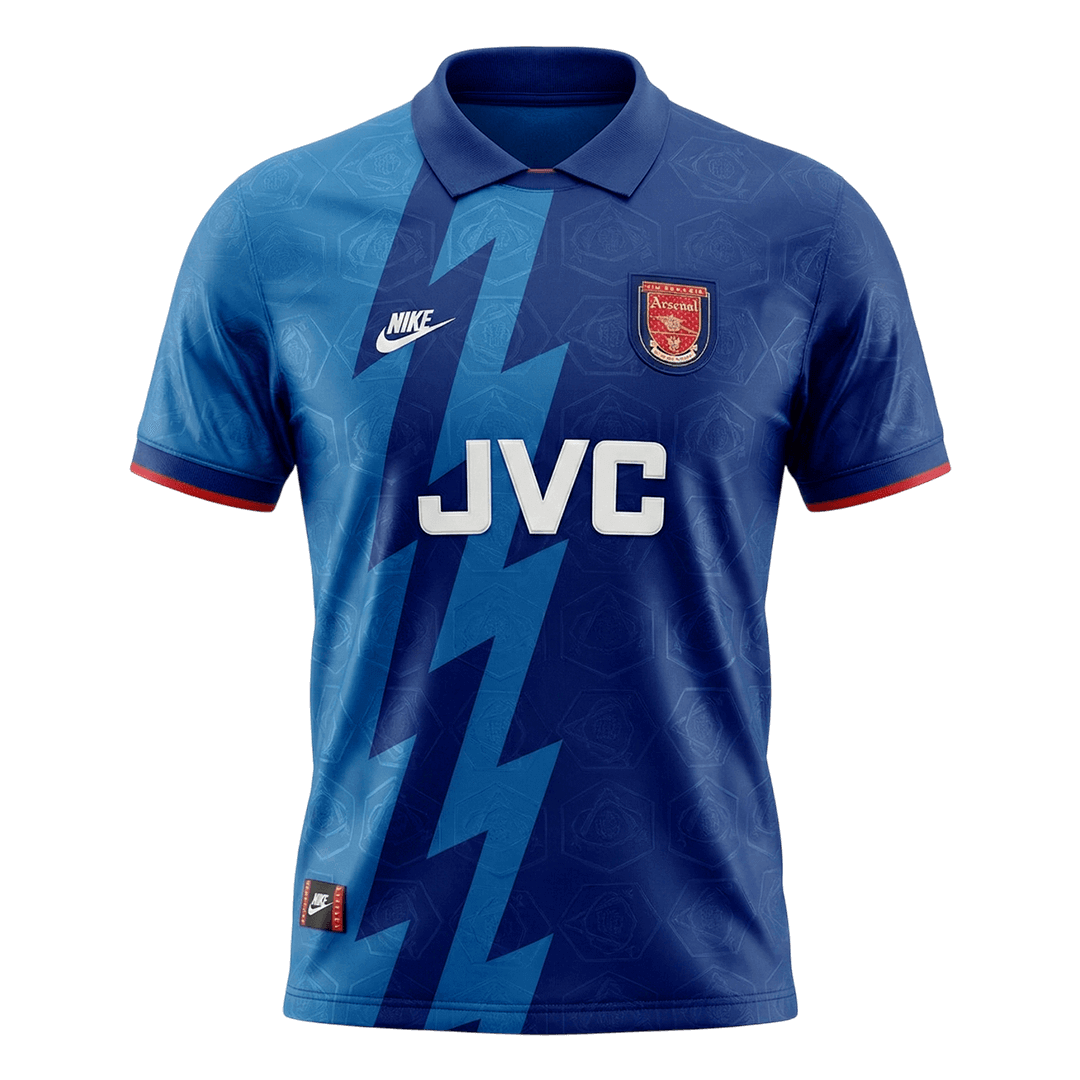 Retro 1995 Arsenal Away Soccer Jersey Blue
