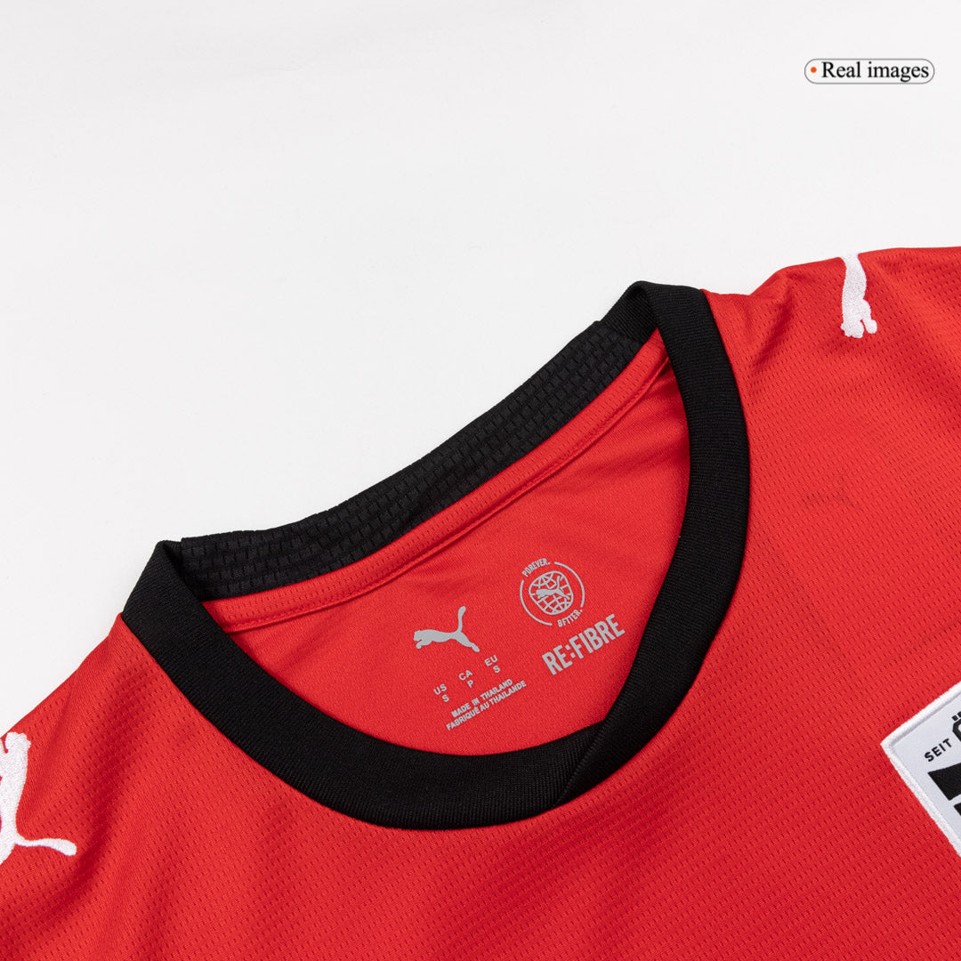 DANSO#4 Austria Home Soccer Jersey World Cup 2026 Red