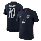 PULISIC #10 Player Version USA Away Soccer Jersey World Cup 2026 Black