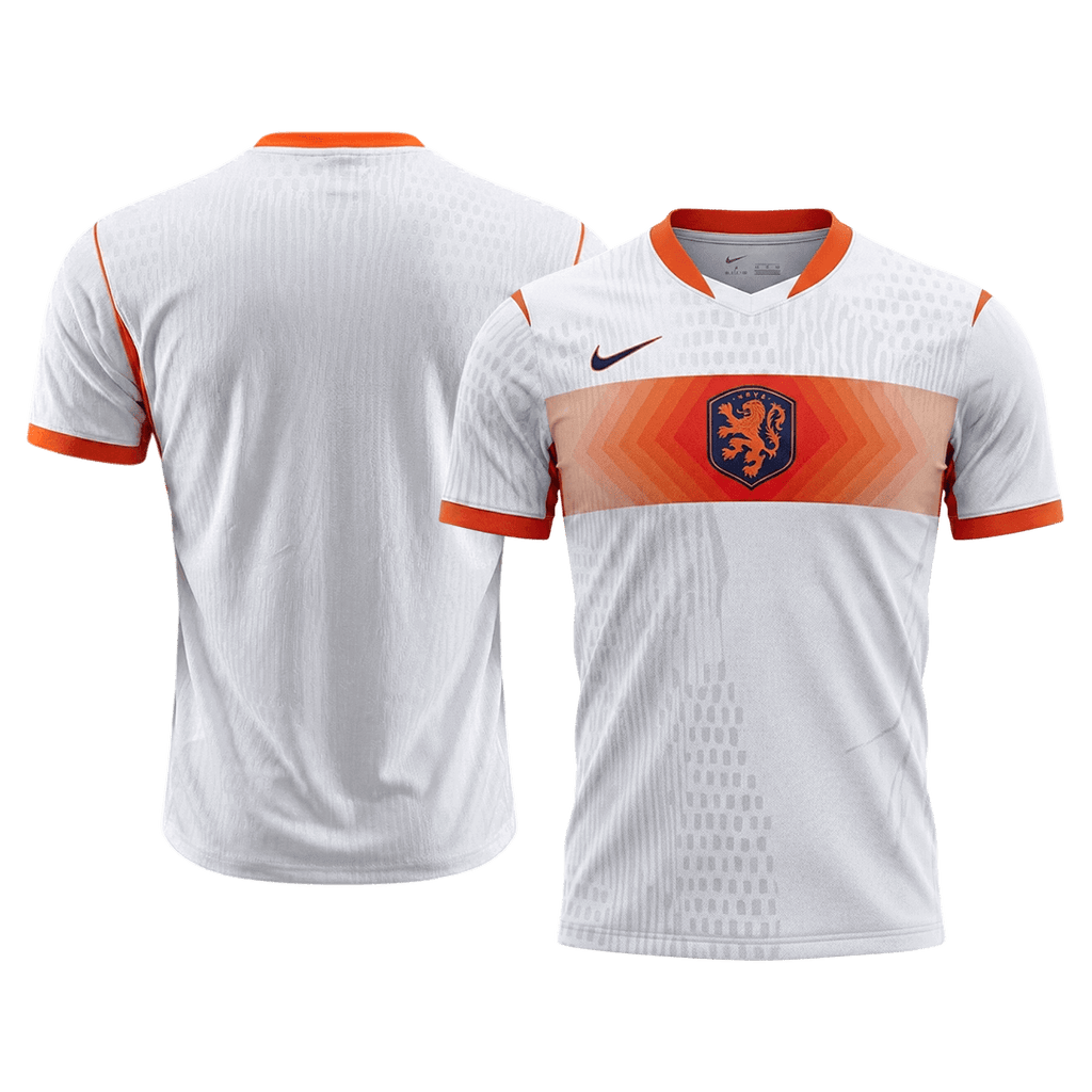 Player Version Netherlands Away Soccer Jersey World Cup 2026 White