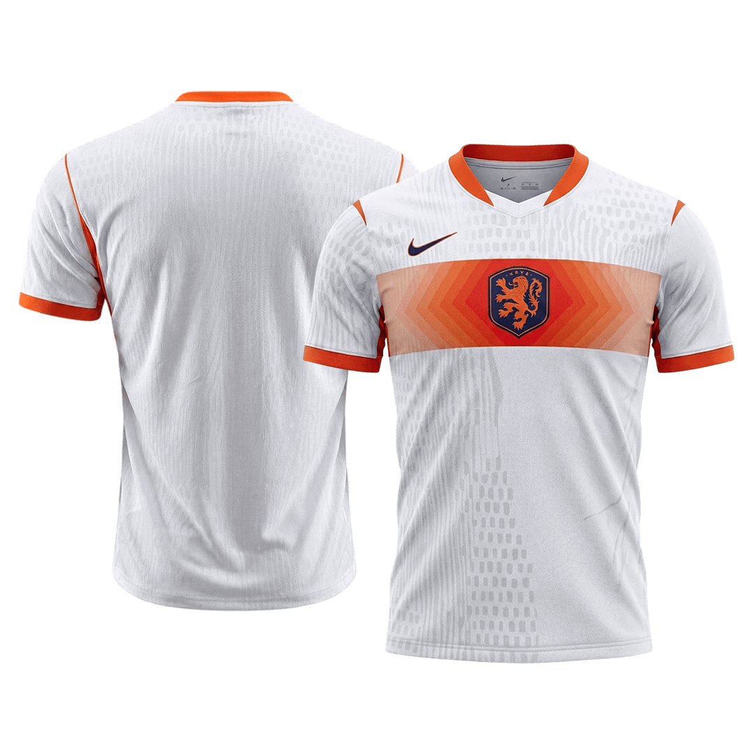 Player Version Netherlands Away Soccer Jersey World Cup 2026 White