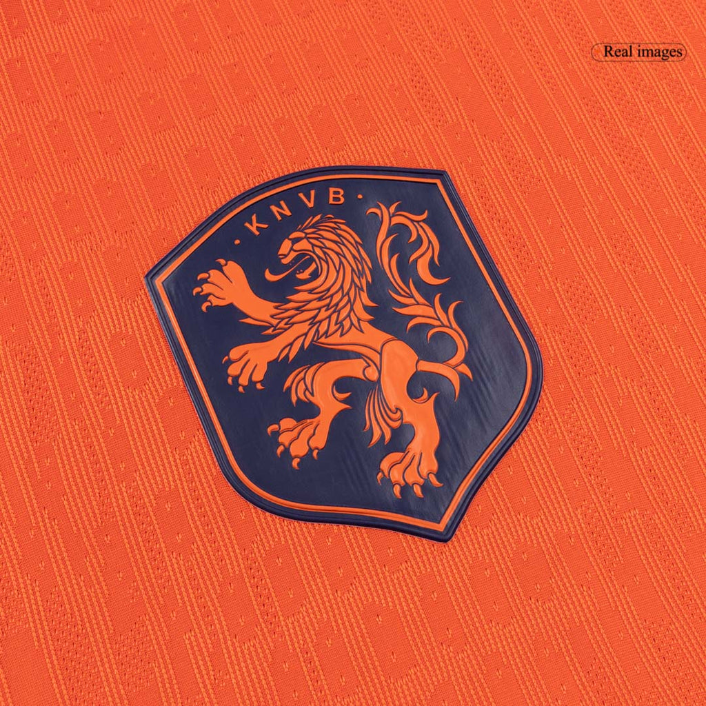 Player Version Netherlands Home Soccer Jersey World Cup 2026 Orange