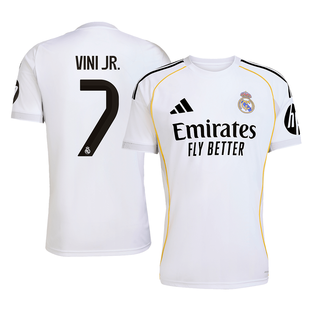 Real Madrid 2025/26 Home Soccer Jersey - VINI JR. #7