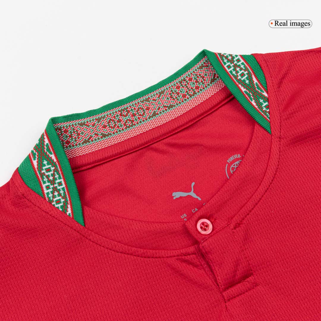Morocco Home Soccer Jersey World Cup 2026 Red