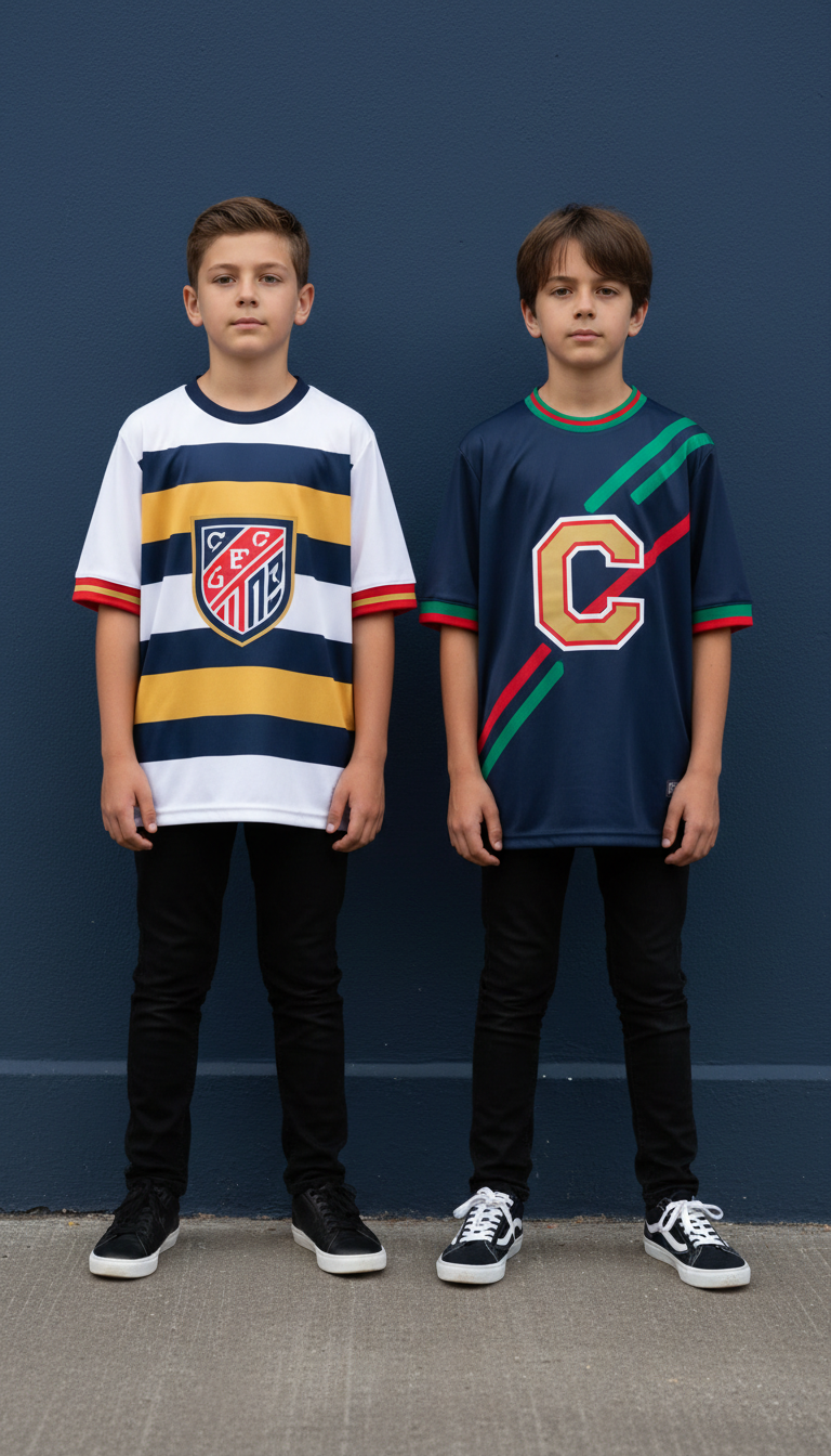 Kids' Fan Jersey Set Easy-On Design