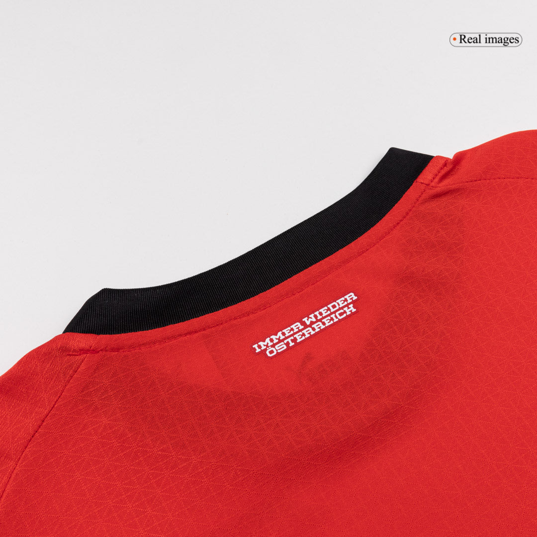 Player Version Austria Home Soccer Jersey World Cup 2026 Red