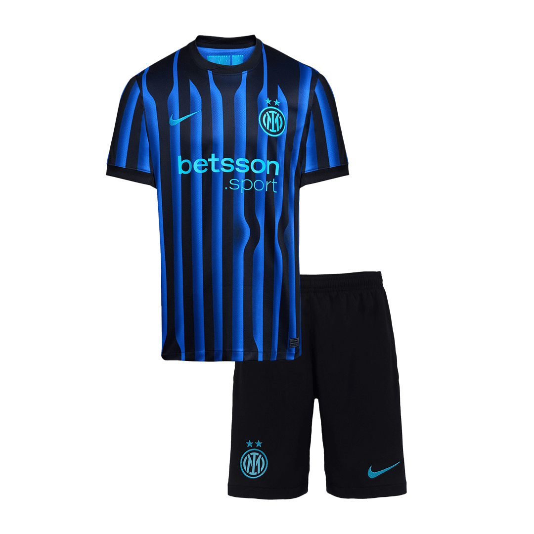 Kids Inter Milan 2025/26 Home Soccer Kit