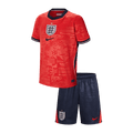 Kid's England Away Soccer Jersey Kit(Jersey+Shorts) World Cup 2026 White