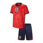 Kid's England Away Soccer Jersey Kit(Jersey+Shorts) World Cup 2026 White