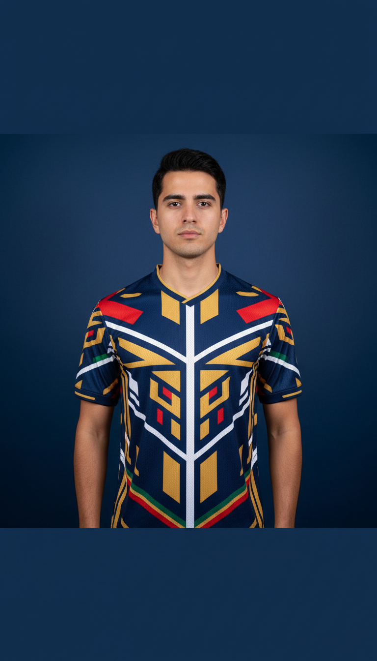 Men's Fan Short Sleeve Jersey Breathable Mesh