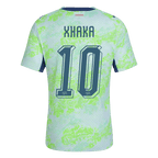 XHAKA #10 Player Version Switzerland Away Soccer Jersey World Cup 2026 Green