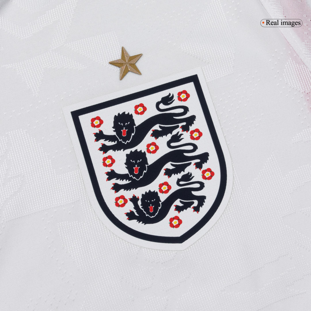 RICE #4 Player Version England Home Soccer Jersey World Cup 2026 White