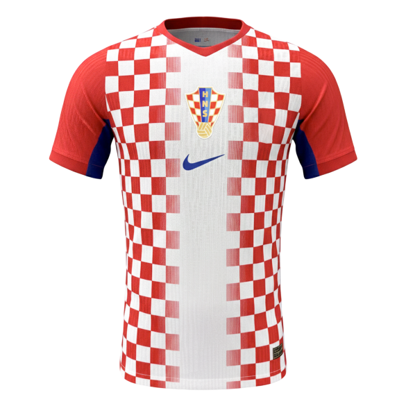 Player Version Croatia Home Soccer Jersey World Cup 2026 Red&White