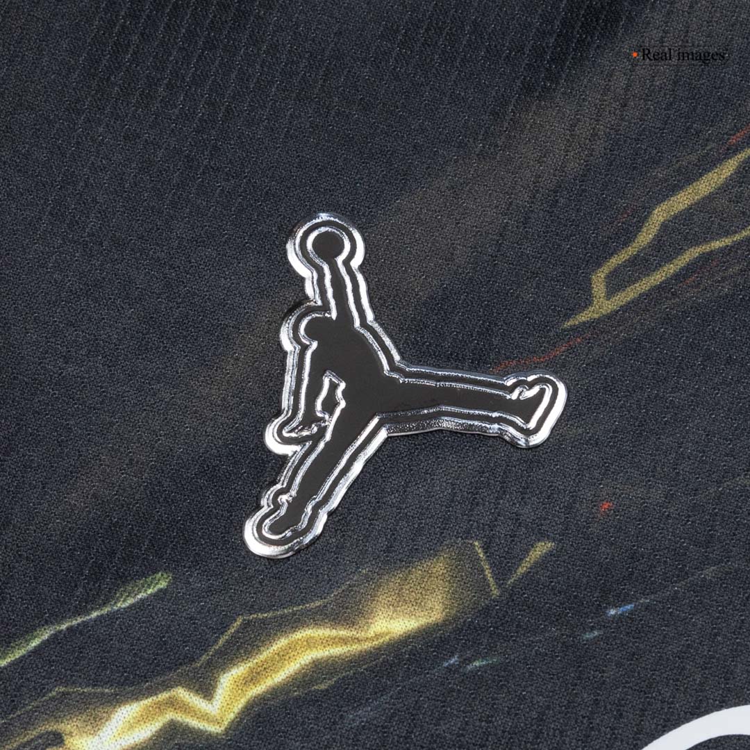 Kid's PSG Jordan Night Edition Soccer Jersey Kit(Jersey+Shorts) 2025/26 Black
