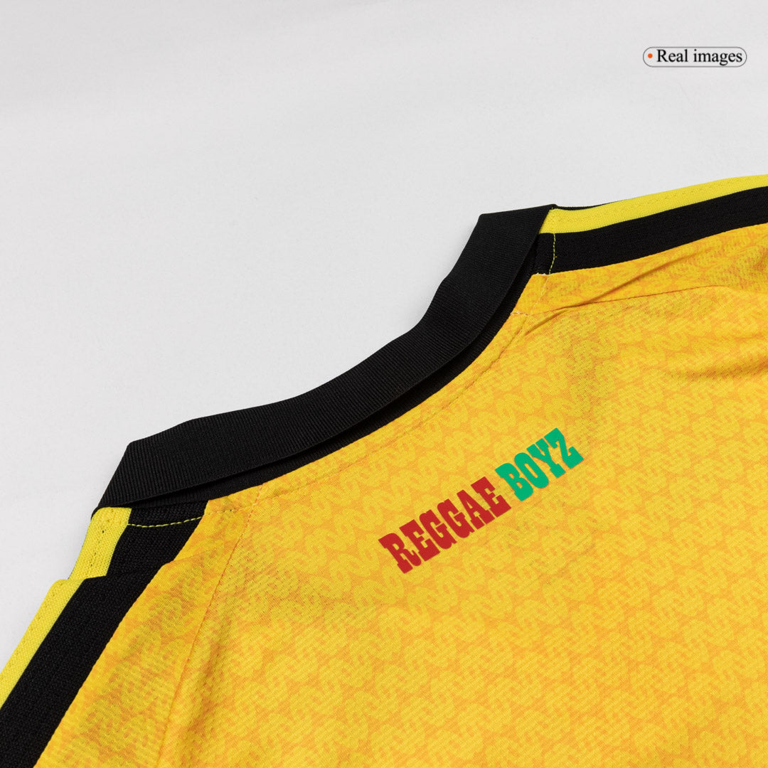 Player Version Jamaica Home Soccer Jersey World Cup 2026 Yellow