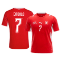 EMBOLO #7 Switzerland Home Soccer Jersey World Cup 2026 Red