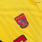 Men Retro Fan Version Arsenal Away Soccer Jersey 1993/94 Yellow