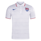 Men Retro Fan Version 2014 United States Home Soccer Jersey Short Sleeve White