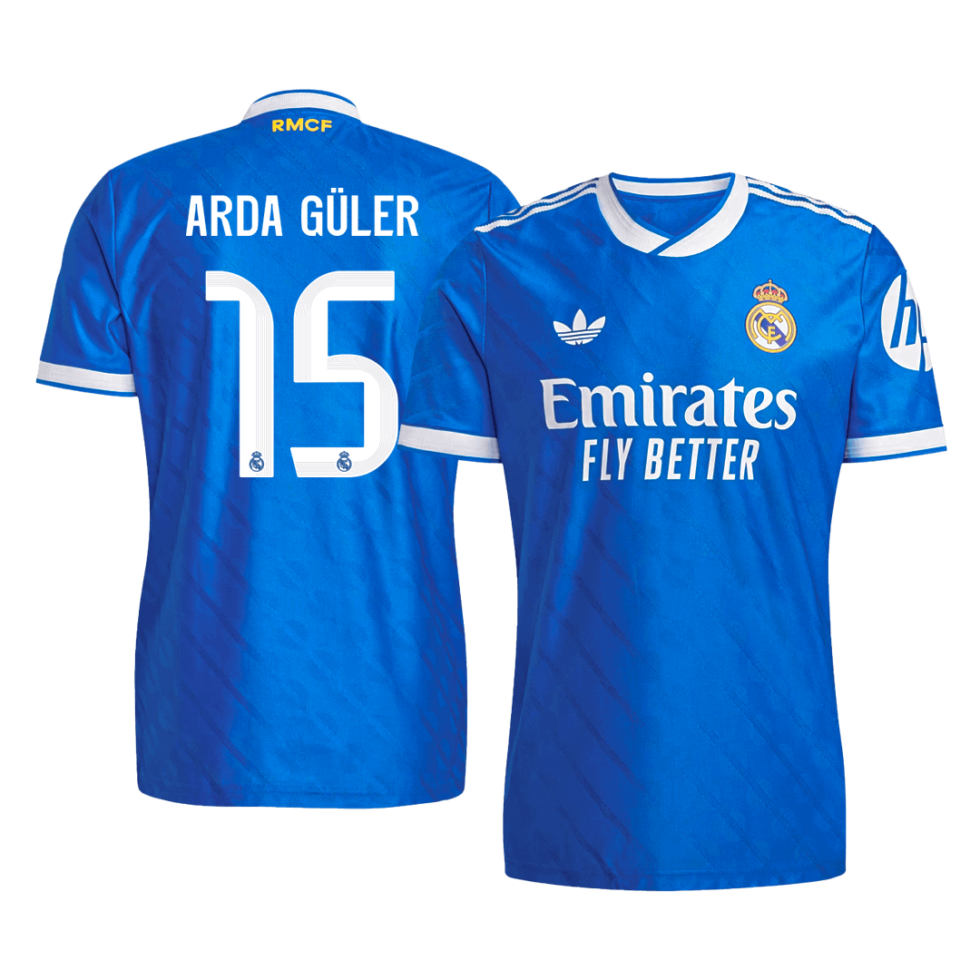Real Madrid 2025/26 Third Soccer Jersey -ARDA GÜLER #15 - Player Version