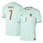 DEMBELE #7 Player Version France Away Soccer Jersey World Cup 2026 Green