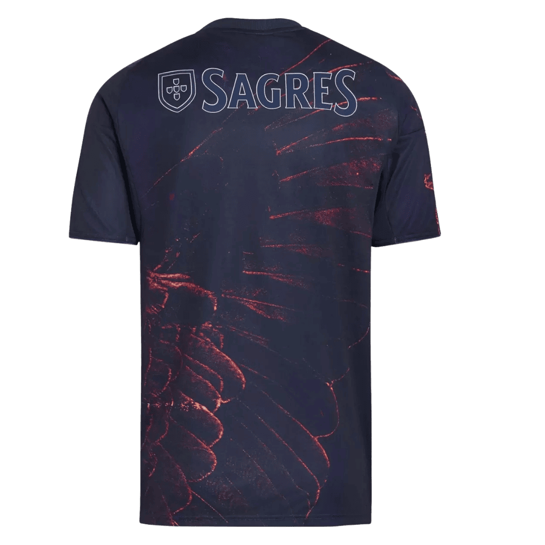 Benfica Fourth Away Soccer Jersey 2025/26 Navy