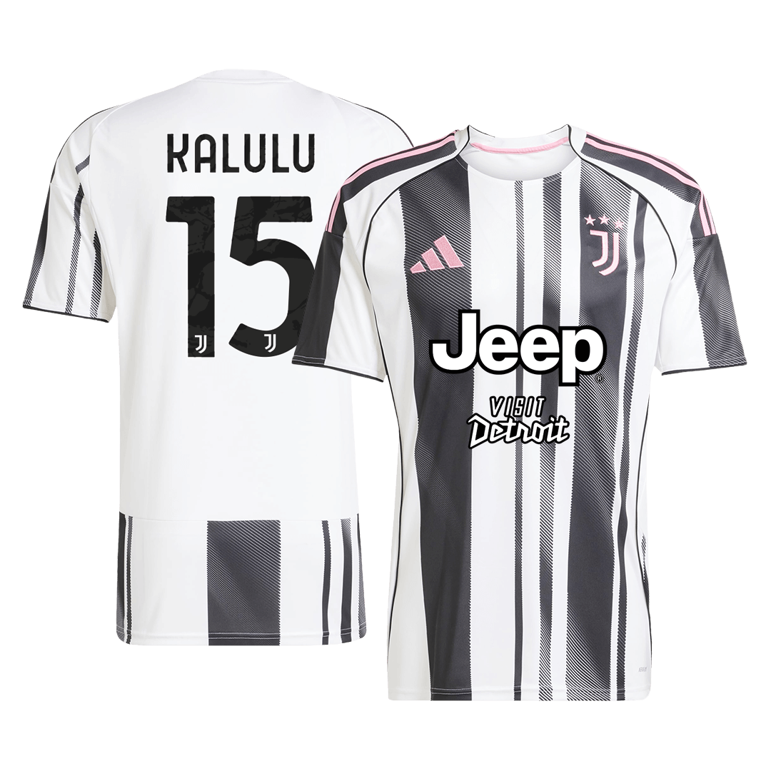 Juventus 2025/26 Home Soccer Jersey - KALULU #15