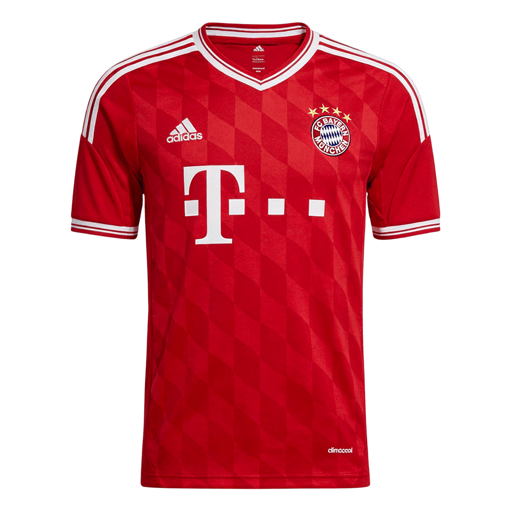 Men Retro Fan Version 13/14 Bayern Munich Home Soccer Jersey Short Sleeve Red