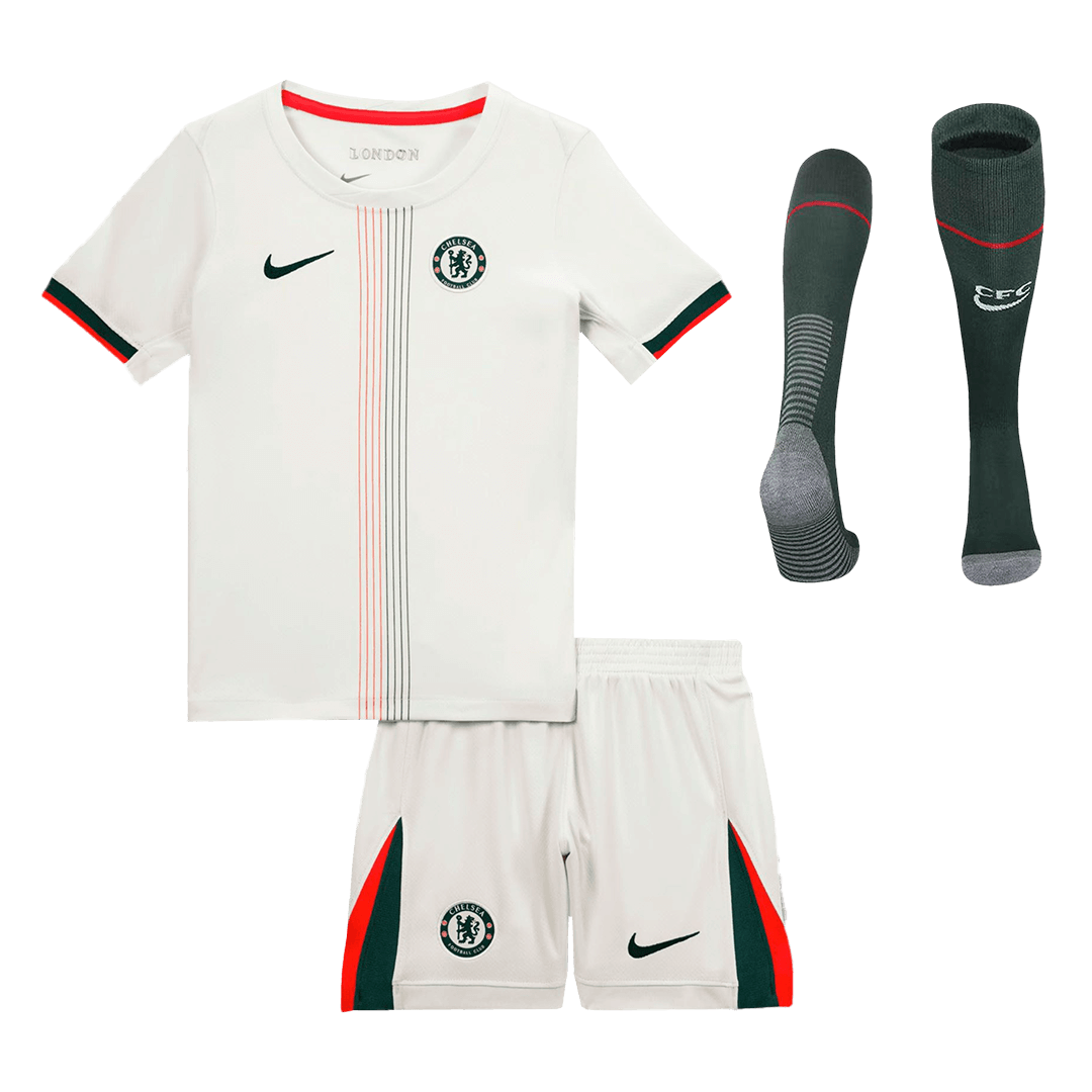 Kids Chelsea 2025/26 Away Full Soccer Kit