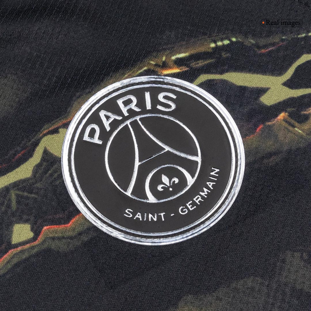 PSG Jordan Night Edition Long Sleeve Soccer Jersey 2025/26 Black