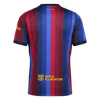 Men Fan 26/27 Barcelona Home Soccer Jersey Short Sleeve Blue&Garnet