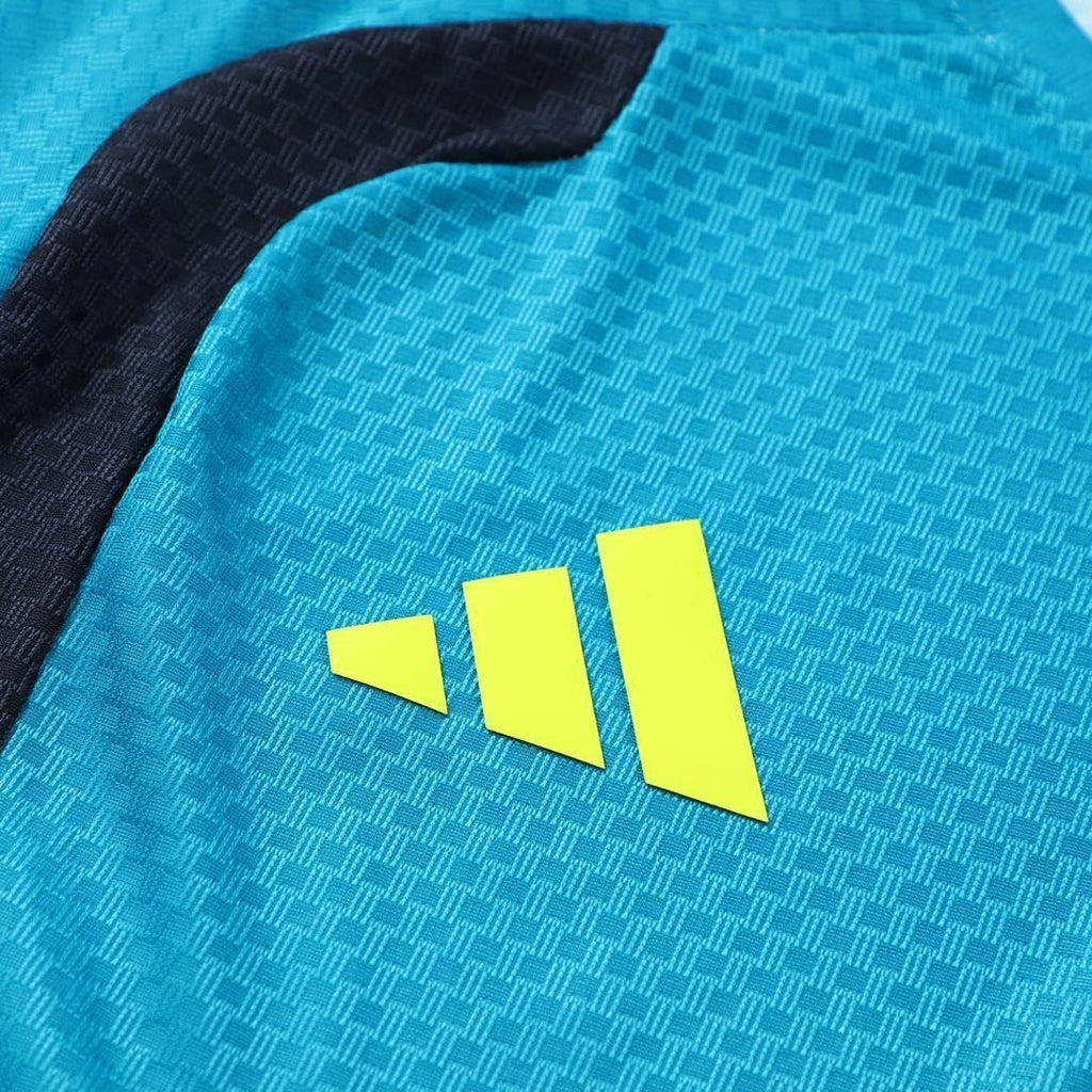 Player Version Spain Pre-match Soccer Jersey Kit(Jersey+Shorts) World Cup 2026 Blue