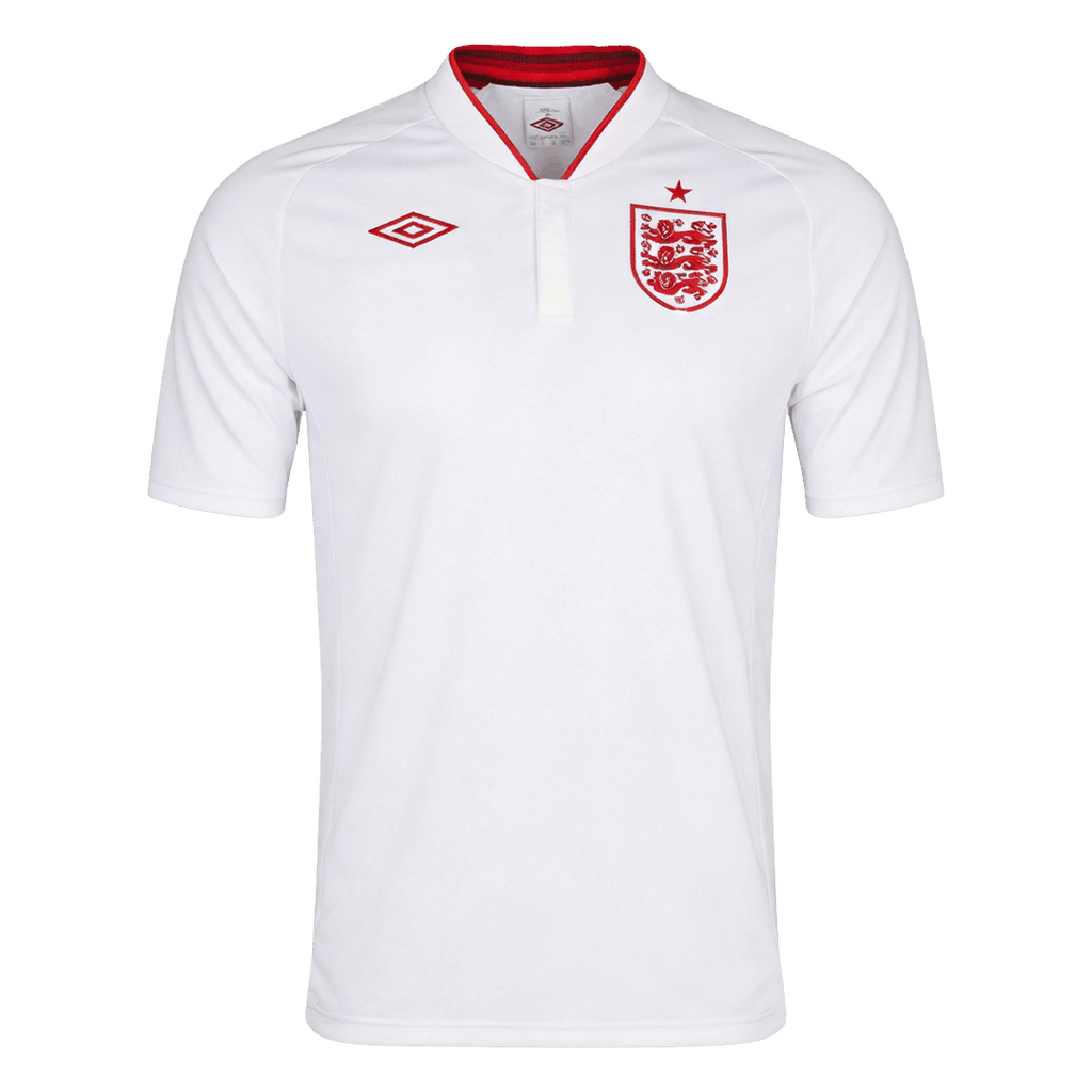 Men Retro Fan Version 2012 England Home Soccer Jersey White