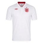 Men Retro Fan Version 2012 England Home Soccer Jersey White