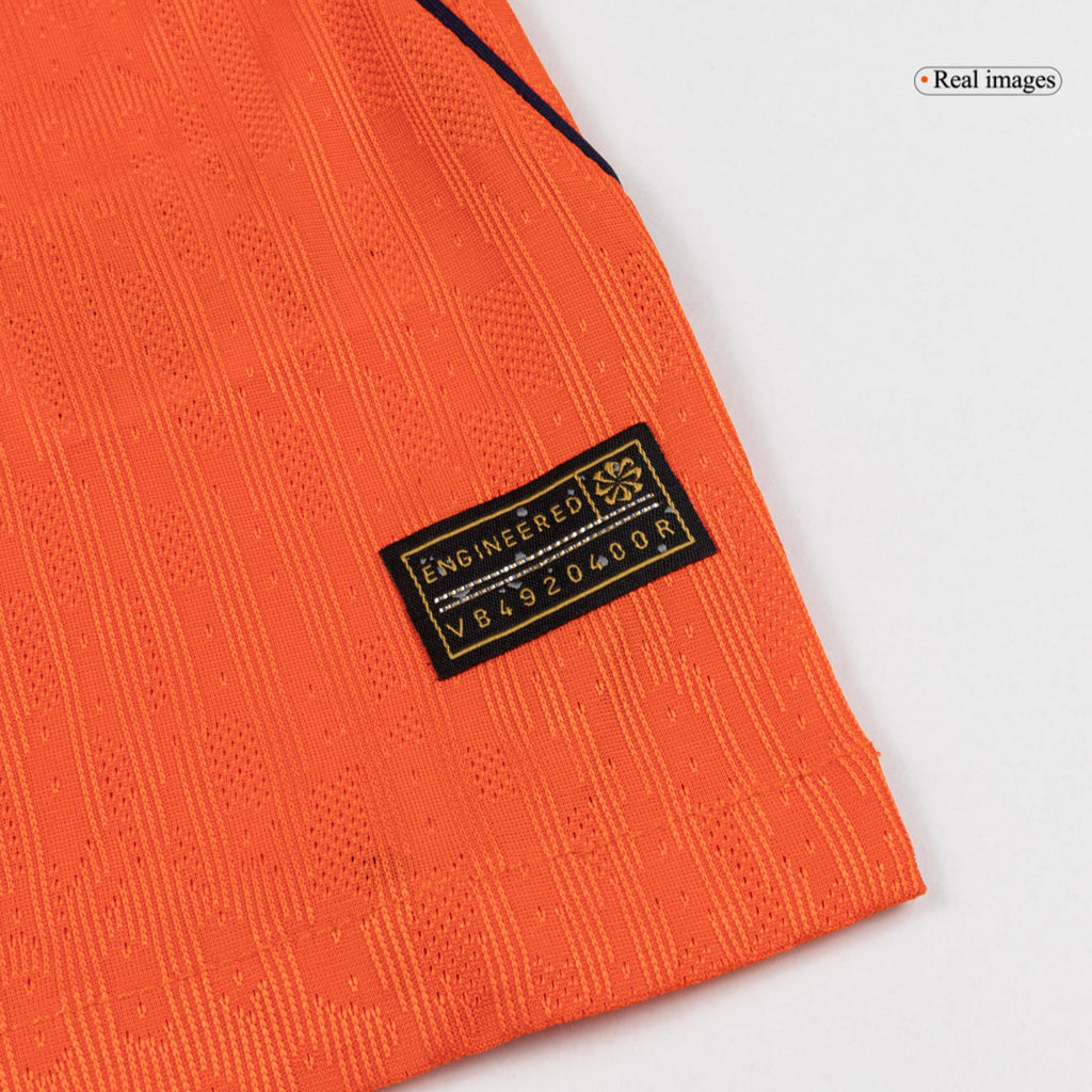 Player Version Netherlands Home Soccer Jersey World Cup 2026 Orange