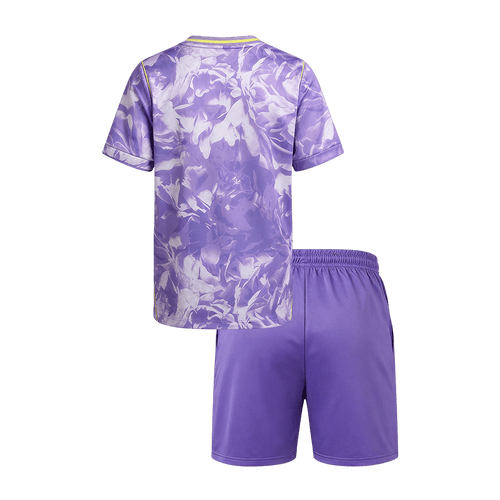 Kids South Korea Away Soccer Jersey Kit (Jersey+Shorts) World Cup 2026 Purple