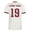 LAMINE YAMAL #19 Spain Away Soccer Jersey World Cup 2026 White
