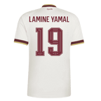 LAMINE YAMAL #19 Spain Away Soccer Jersey World Cup 2026 White