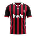 Retro 09/10 AC Milan Home Soccer Jersey Red&Black