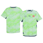 Switzerland Away Soccer Jersey World Cup 2026 Green