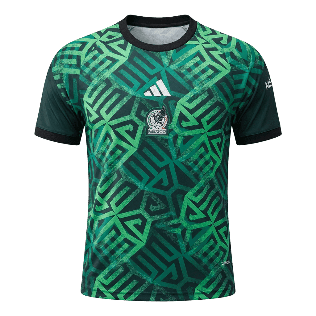 Mexico Pre-Match Soccer Jersey World Cup 2026 Green