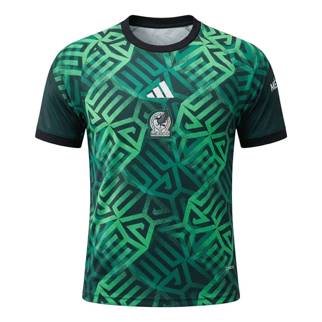 Mexico Pre-Match Soccer Jersey World Cup 2026 Green